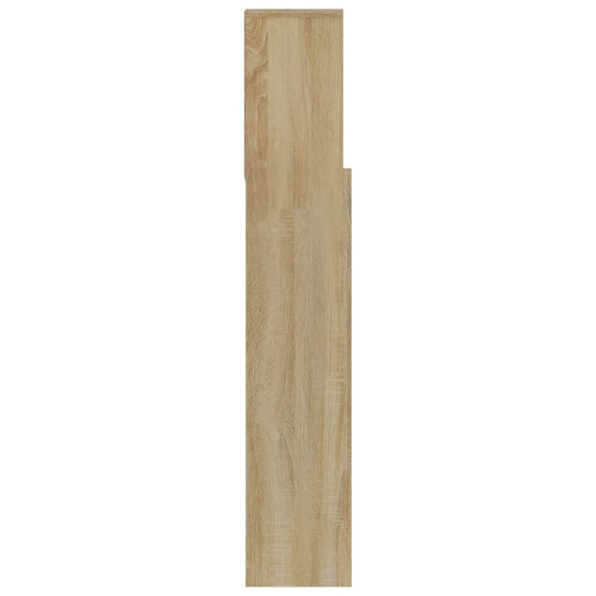 vidaXL Κεφαλάρι Με Αποθηκευτικό Χώρο Sonoma Δρυς 180 x 19 x 103,5 εκ.