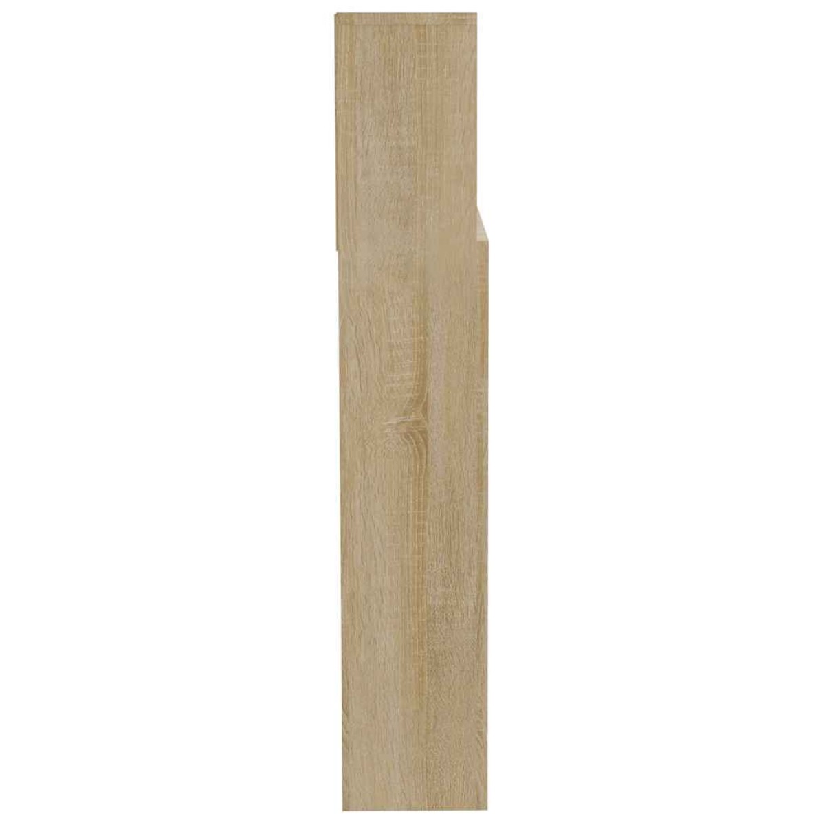 vidaXL Κεφαλάρι Με Αποθηκευτικό Χώρο Sonoma Δρυς 200 x 19 x 103,5 εκ.