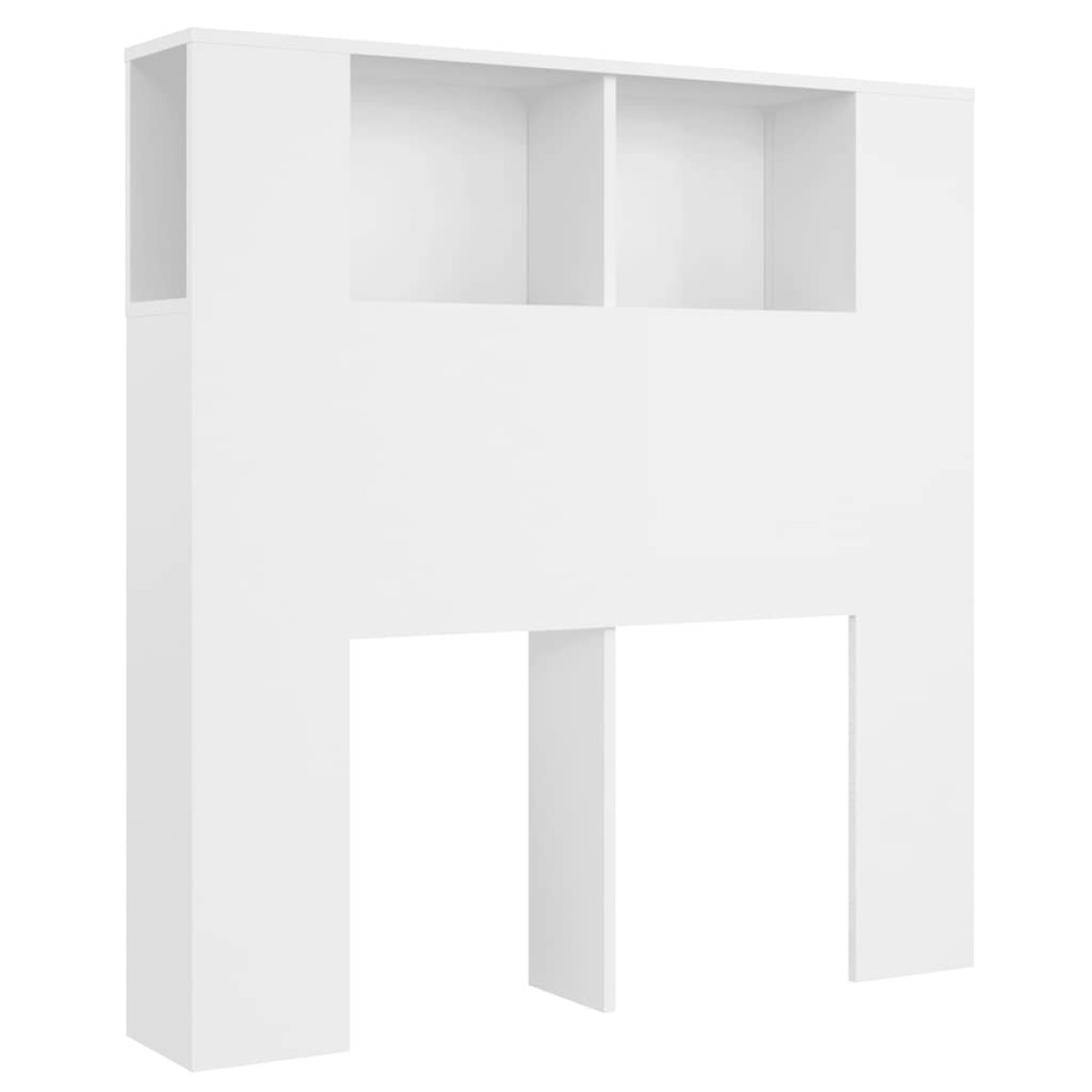 vidaXL Κεφαλάρι Με Αποθηκευτικό Χώρο Λευκό 100 x 18,5 x 104,5 εκ.