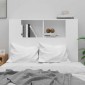 vidaXL Κεφαλάρι Με Αποθηκευτικό Χώρο Λευκό 100 x 18,5 x 104,5 εκ.