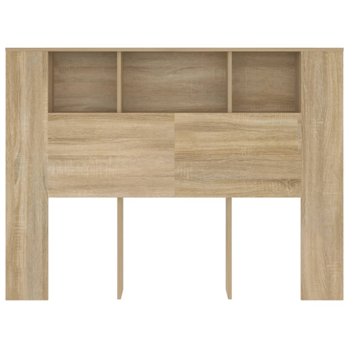 vidaXL Κεφαλάρι Με Αποθηκευτικό Χώρο Sonoma Δρυς 140x18,5x104,5 εκ.