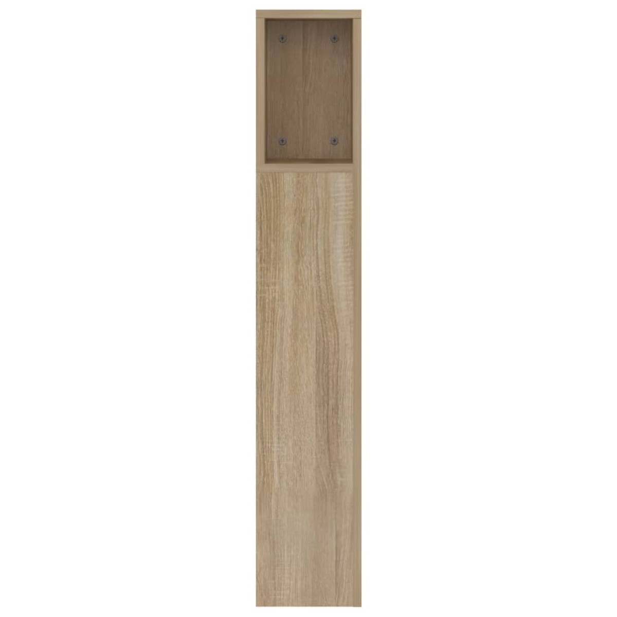 vidaXL Κεφαλάρι Με Αποθηκευτικό Χώρο Sonoma Δρυς 160x19x103,5 εκ.