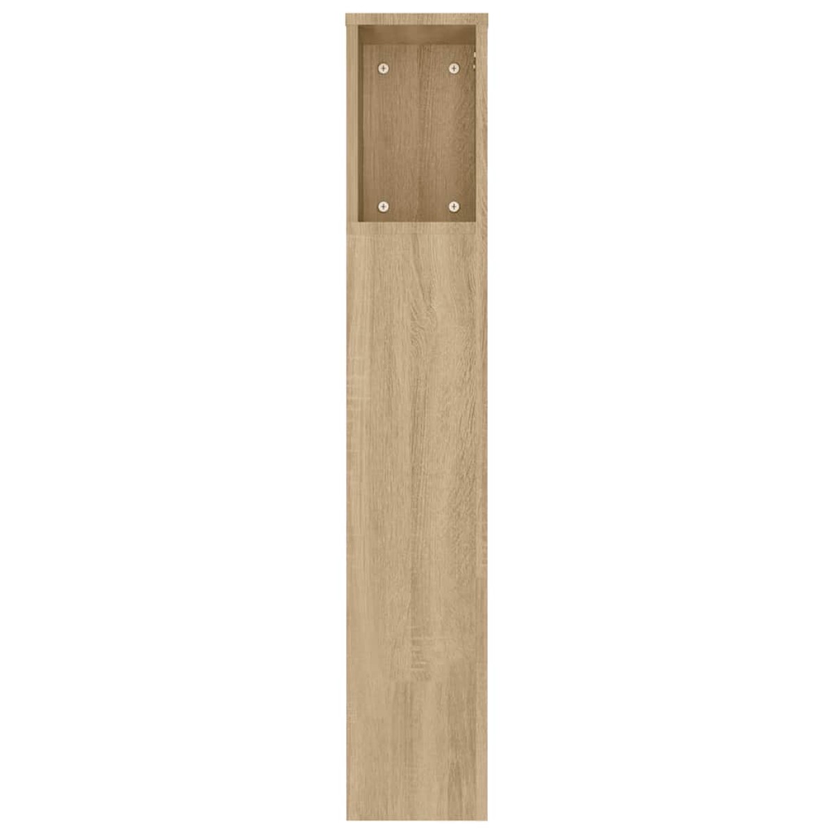 vidaXL Κεφαλάρι Με Αποθηκευτικό Χώρο Sonoma Δρυς 180x18,5x104,5 εκ.