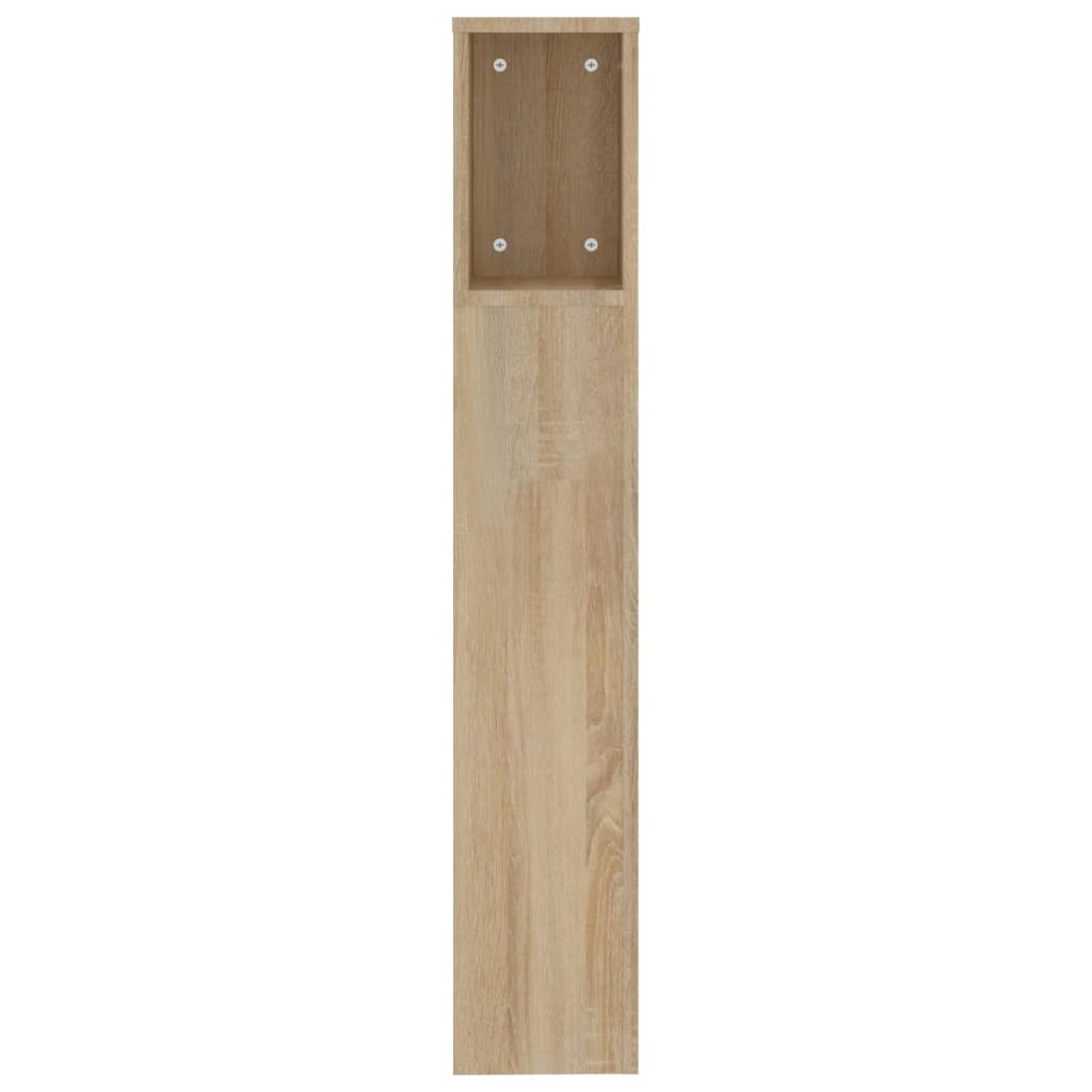 vidaXL Κεφαλάρι Με Αποθηκευτικό Χώρο Sonoma Δρυς 200x18,5x104,5 εκ.