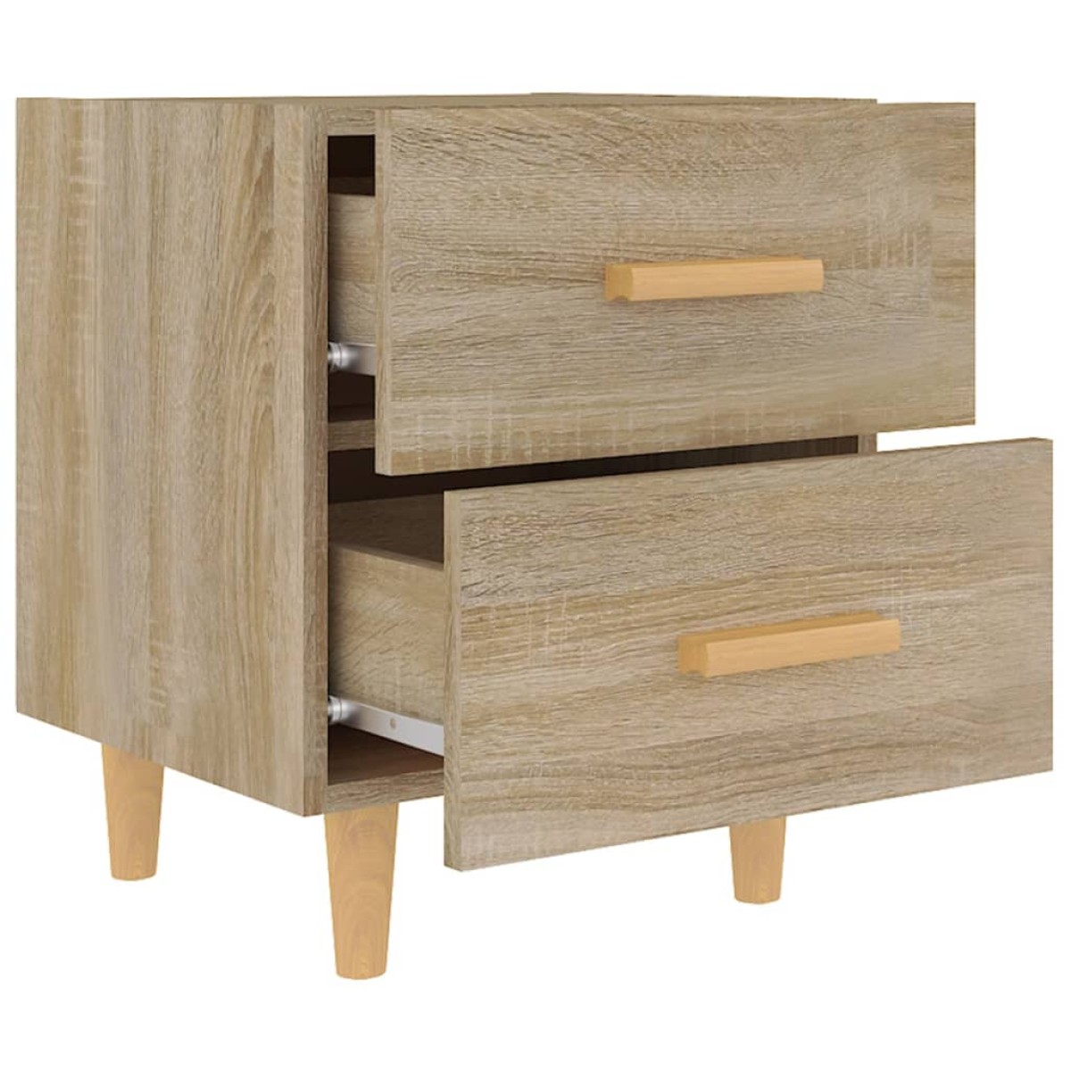 vidaXL Κομοδίνα 2 τεμ. Sonoma Δρυς 40 x 35 x 47,5 εκ.