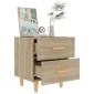 vidaXL Κομοδίνα 2 τεμ. Sonoma Δρυς 40 x 35 x 47,5 εκ.