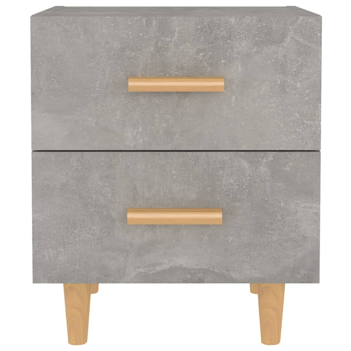 vidaXL Κομοδίνα 2 τεμ. Γκρι Σκυροδέματος 40 x 35 x 47,5 εκ.