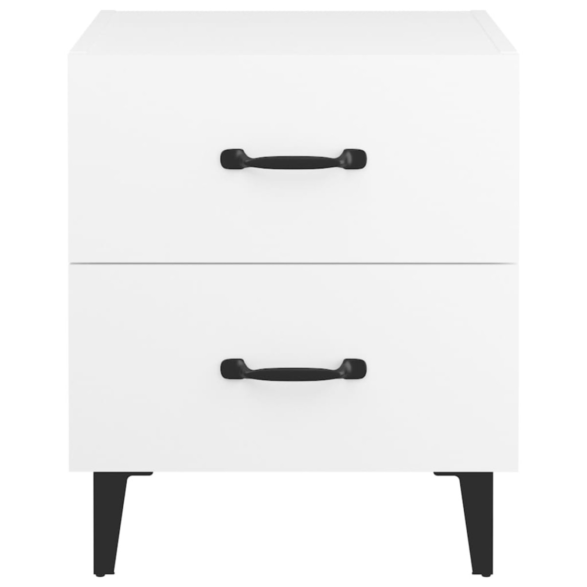 vidaXL Κομοδίνο Λευκό 40 x 35 x 47,5 εκ.
