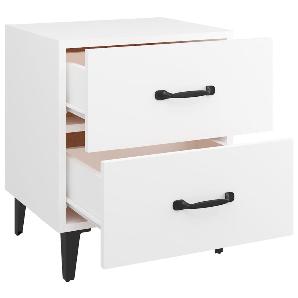 vidaXL Κομοδίνο Λευκό 40 x 35 x 47,5 εκ.