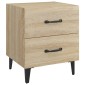 vidaXL Κομοδίνο Sonoma Δρυς 40 x 35 x 47,5 εκ.