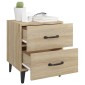 vidaXL Κομοδίνα 2 τεμ. Sonoma Δρυς 40 x 35 x 47,5 εκ.