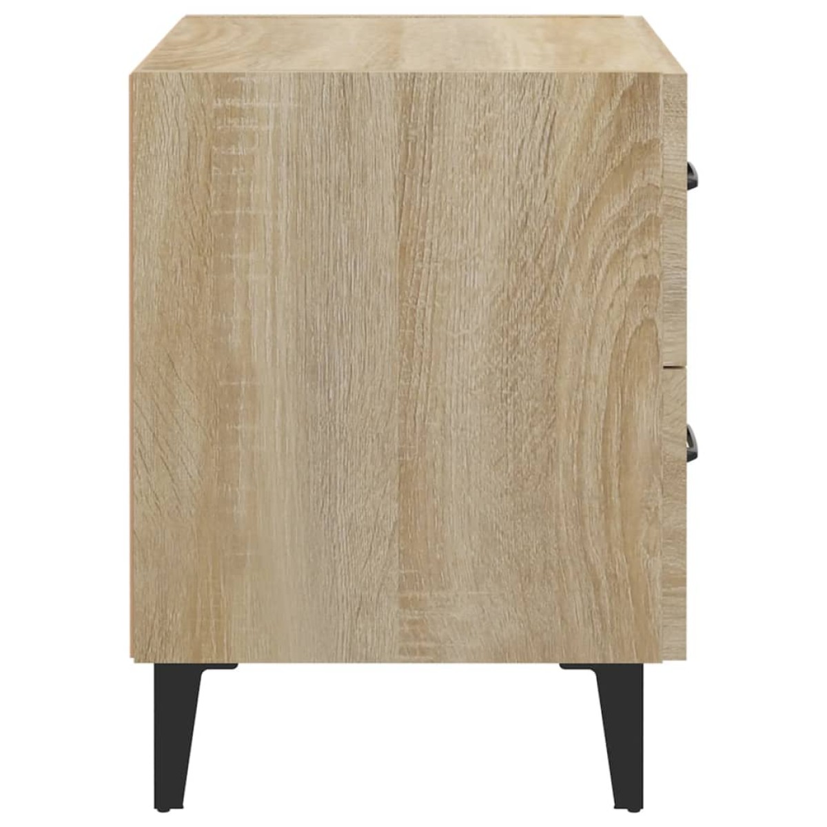 vidaXL Κομοδίνα 2 τεμ. Sonoma Δρυς 40 x 35 x 47,5 εκ.