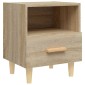 vidaXL Κομοδίνα 2 τεμ. Sonoma Δρυς 40 x 35 x 47 εκ.