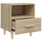 vidaXL Κομοδίνα 2 τεμ. Sonoma Δρυς 40 x 35 x 47 εκ.