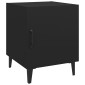 vidaXL Κομοδίνα 2 τεμ. Μαύρα από Επεξεργασμένο Ξύλο