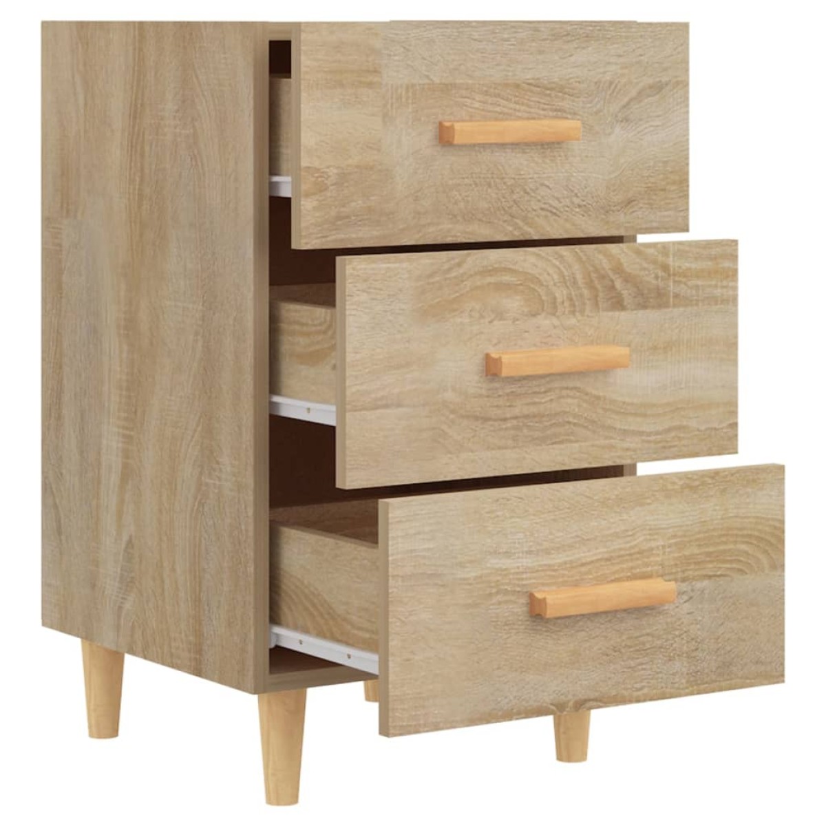 vidaXL Κομοδίνο Sonoma Δρυς 40 x 40 x 66 εκ. από Επεξεργασμένο Ξύλο