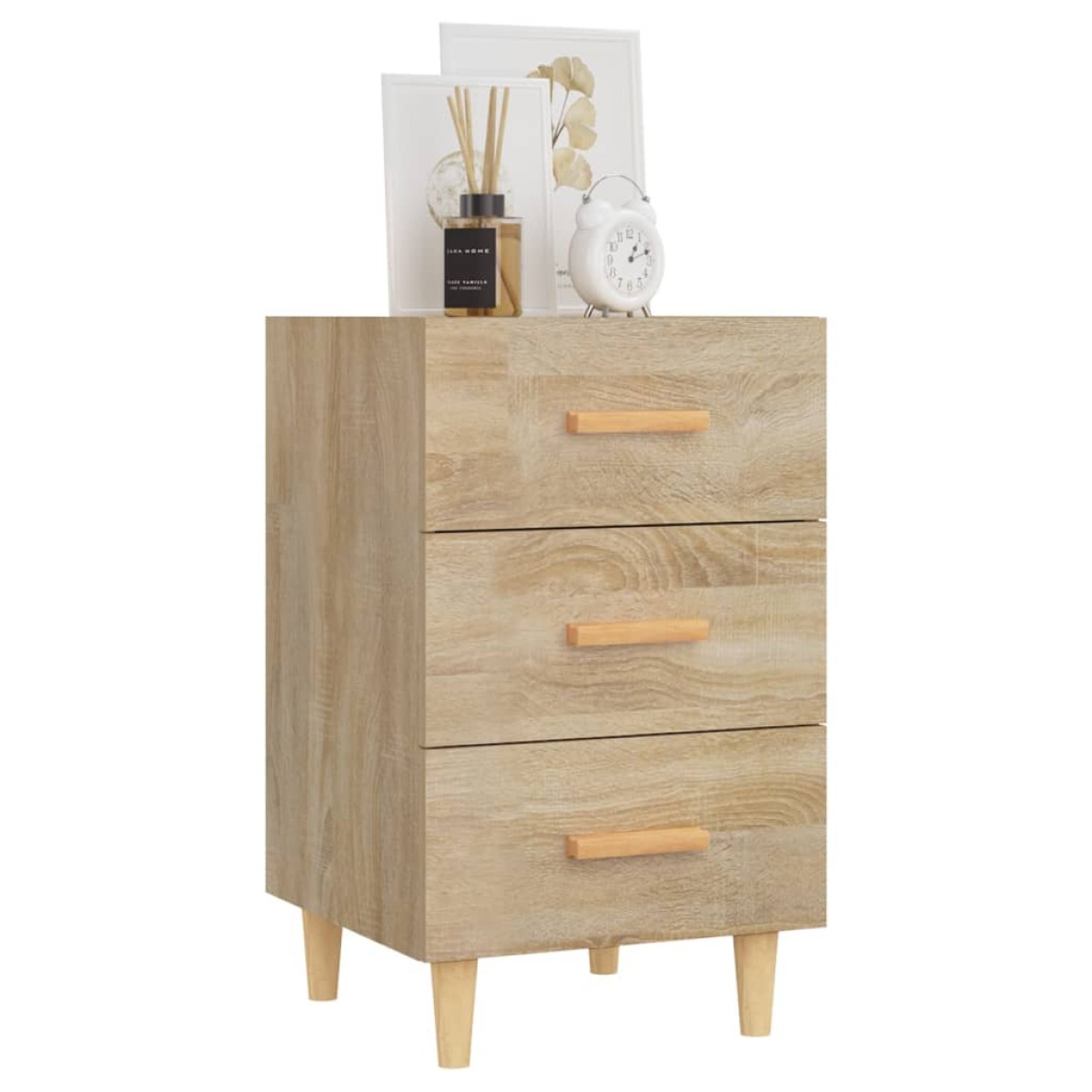 vidaXL Κομοδίνο Sonoma Δρυς 40 x 40 x 66 εκ. από Επεξεργασμένο Ξύλο