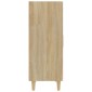 vidaXL Ντουλάπι Sonoma Δρυς 70 x 34 x 90 εκ. από Επεξεργασμένο Ξύλο