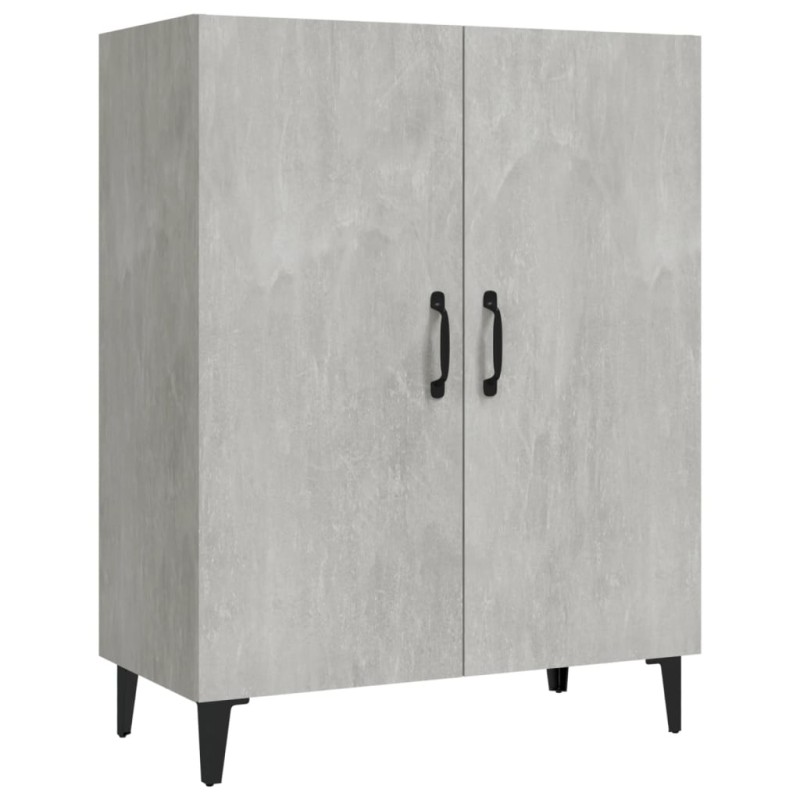 vidaXL Ντουλάπι Γκρι Σκυροδέματος 70 x 34 x 90εκ. Επεξεργασμένο Ξύλο