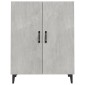 vidaXL Ντουλάπι Γκρι Σκυροδέματος 70 x 34 x 90εκ. Επεξεργασμένο Ξύλο