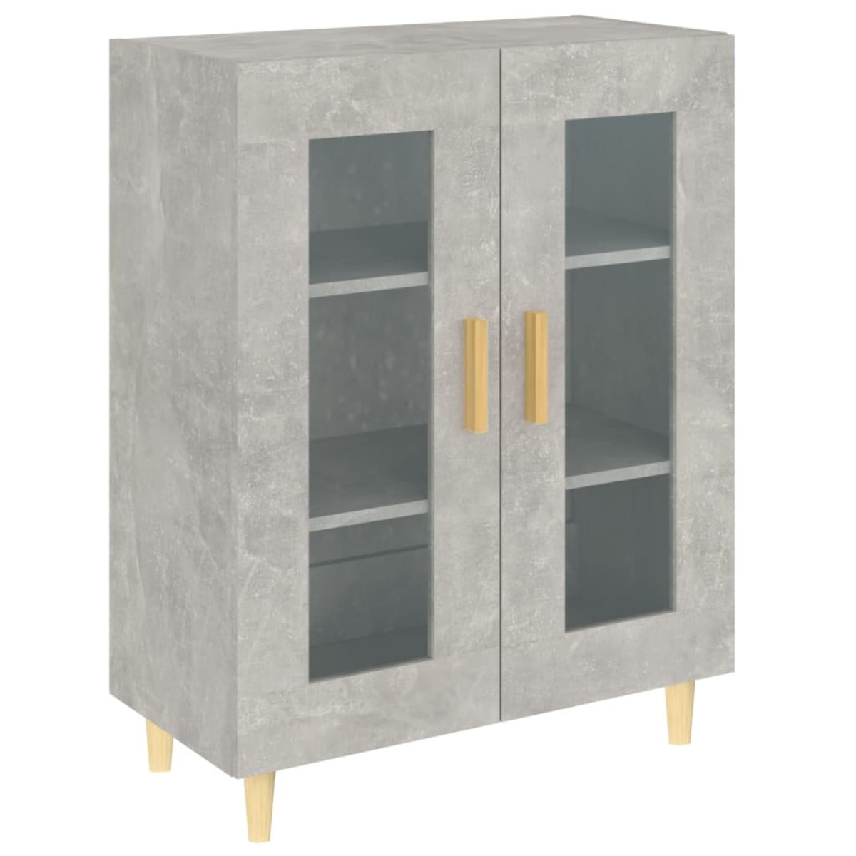 vidaXL Ντουλάπι Γκρι Σκυροδέματος 69,5x34x90 εκ. Επεξεργασμένο Ξύλο