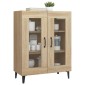 vidaXL Ντουλάπι Sonoma Δρυς 69,5 x 34 x 90 εκ. από Επεξεργασμένο Ξύλο