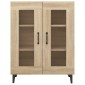 vidaXL Ντουλάπι Sonoma Δρυς 69,5 x 34 x 90 εκ. από Επεξεργασμένο Ξύλο