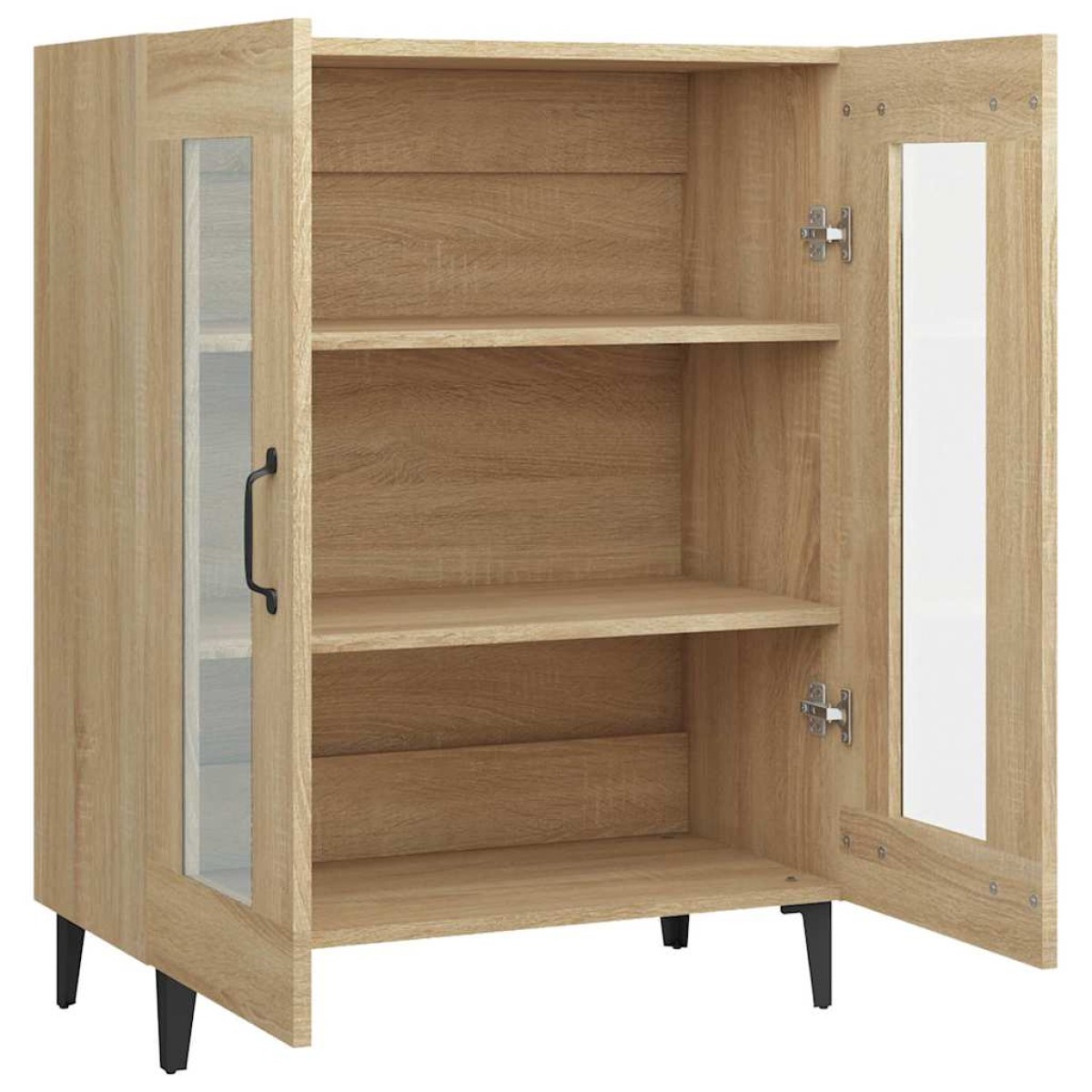 vidaXL Ντουλάπι Sonoma Δρυς 69,5 x 34 x 90 εκ. από Επεξεργασμένο Ξύλο
