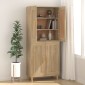 vidaXL Ντουλάπι Sonoma Δρυς 69,5 x 34 x 90 εκ. από Επεξεργασμένο Ξύλο