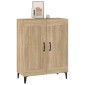 vidaXL Μπουφές Sonoma Δρυς 69,5 x 34 x 90 εκ. από Επεξεργασμένο Ξύλο