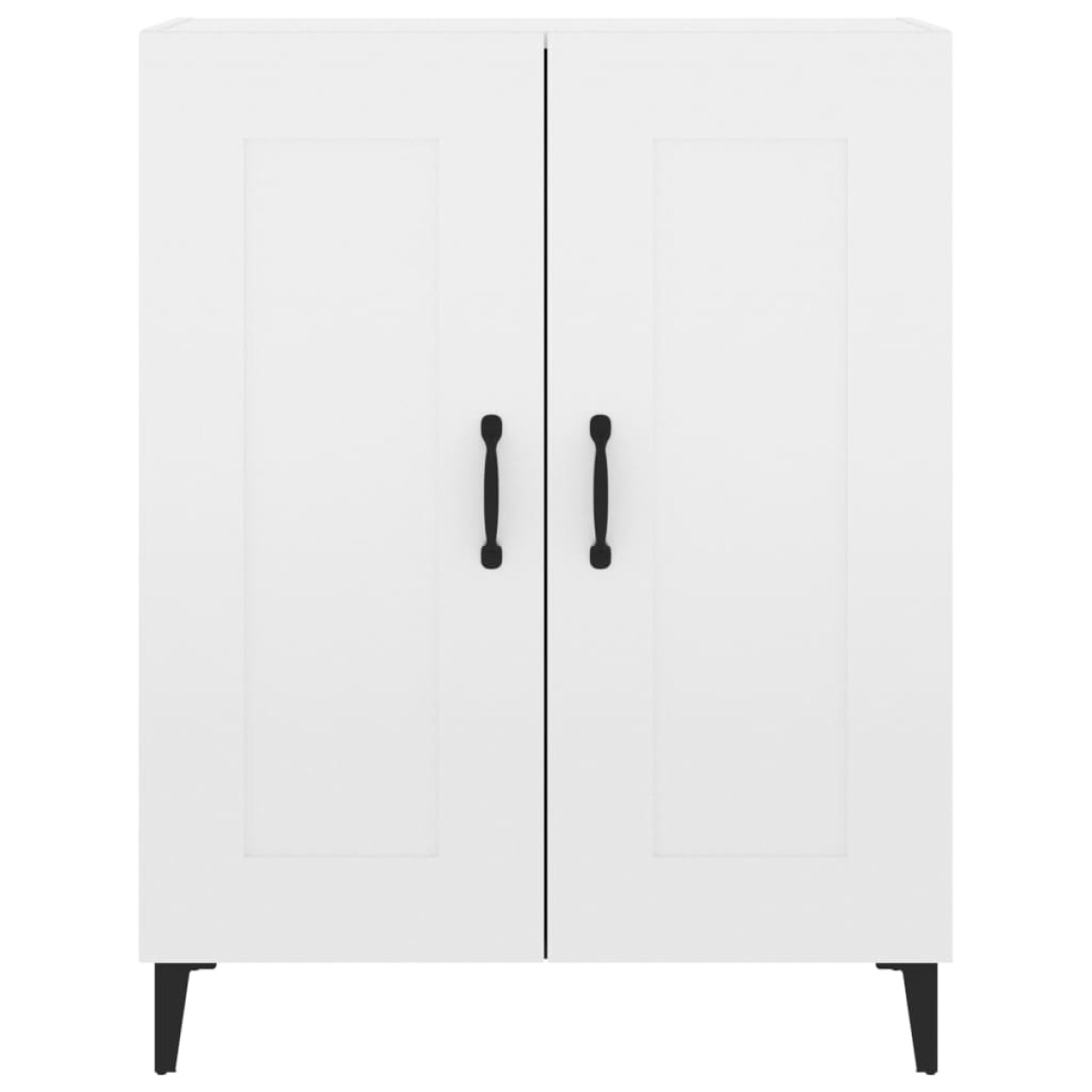 vidaXL Ντουλάπι Γυαλιστερό Λευκό 69,5x34x90 εκ. Επεξεργασμένο Ξύλο