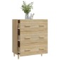 vidaXL Ντουλάπι Sonoma Δρυς 70 x 34 x 90 εκ. από Επεξεργασμένο Ξύλο