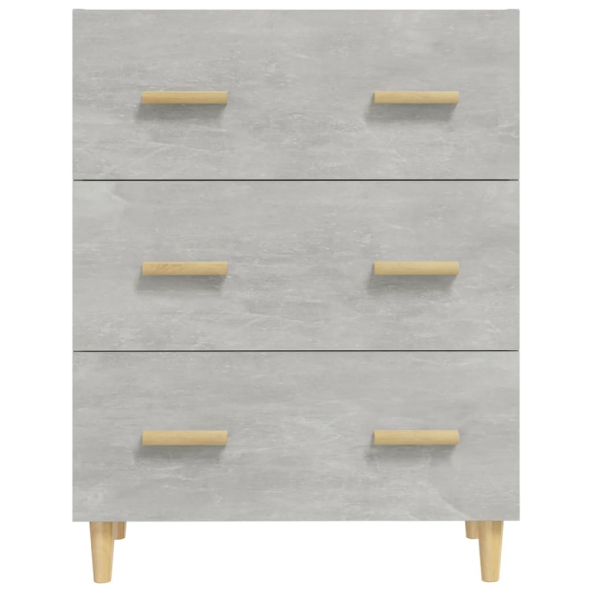 vidaXL Ντουλάπι Γκρι Σκυροδέματος 70 x 34 x 90εκ. Επεξεργασμένο Ξύλο