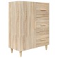 vidaXL Ντουλάπι Sonoma Δρυς 69,5 x 34 x 90 εκ. από Επεξεργασμένο Ξύλο