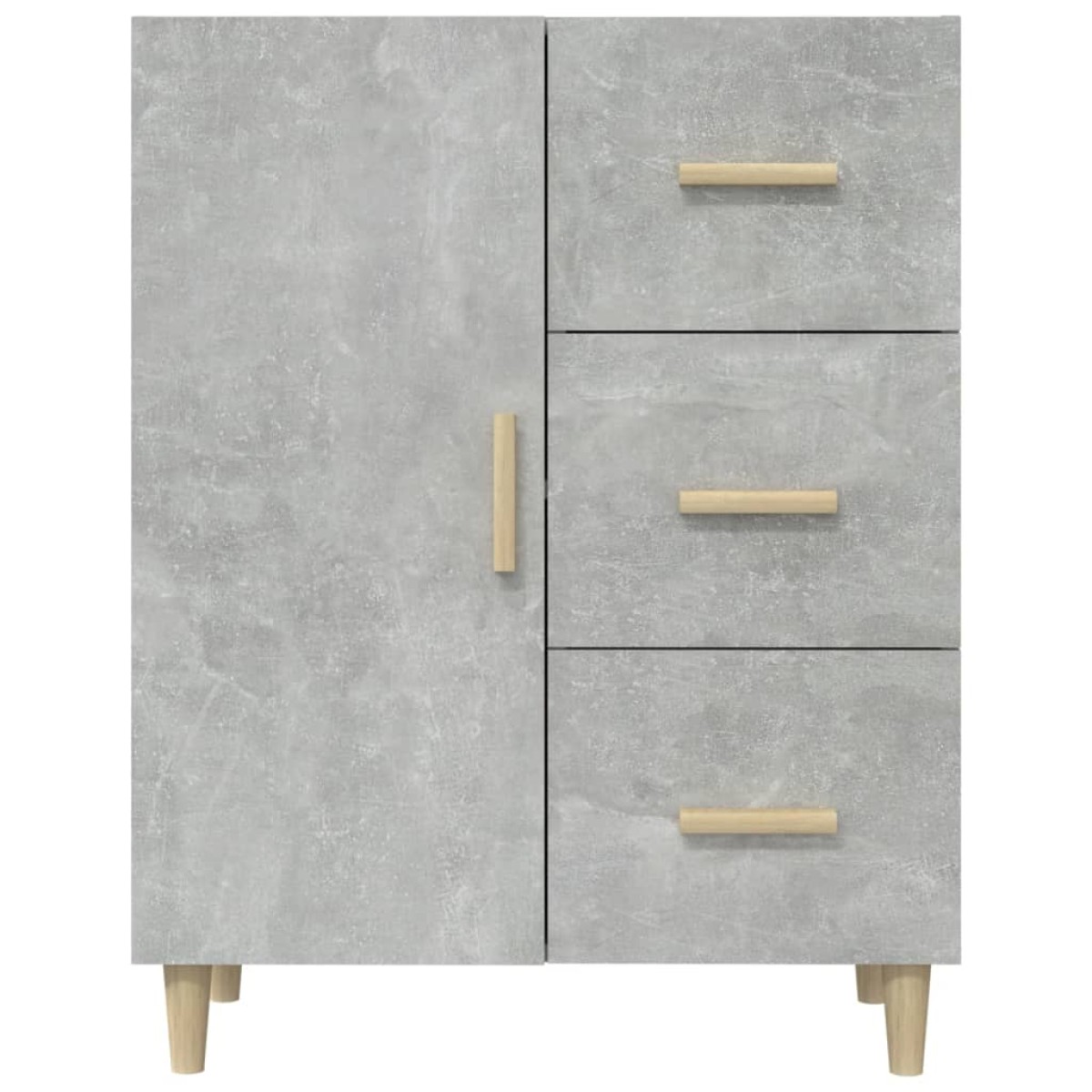 vidaXL Ντουλάπι Γκρι Σκυροδέματος 69,5x34x90 εκ. Επεξεργασμένο Ξύλο