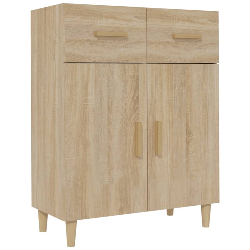 vidaXL Μπουφές Sonoma Δρυς 69,5 x 34 x 89 εκ. από Επεξεργασμένο Ξύλο