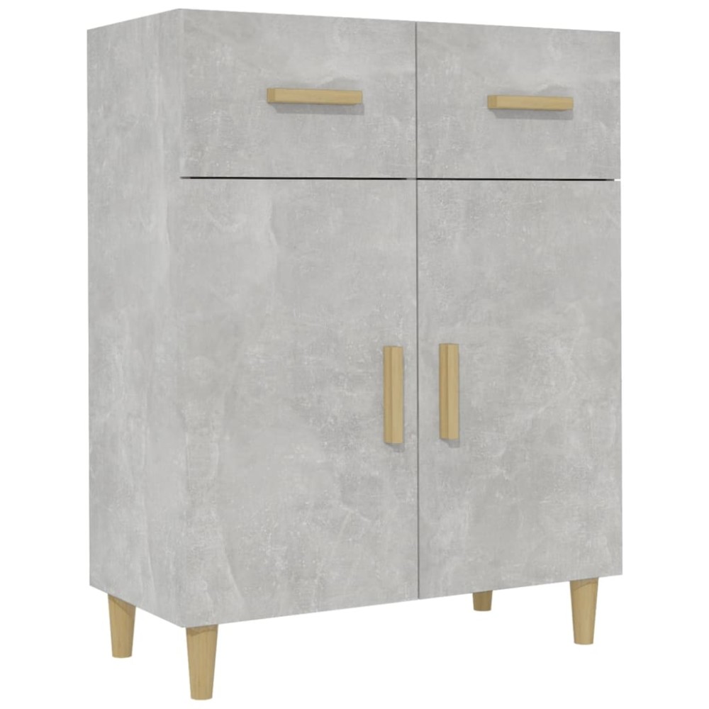 vidaXL Ντουλάπι Γκρι Σκυροδέματος 69,5x34x89 εκ. Επεξεργασμένο Ξύλο