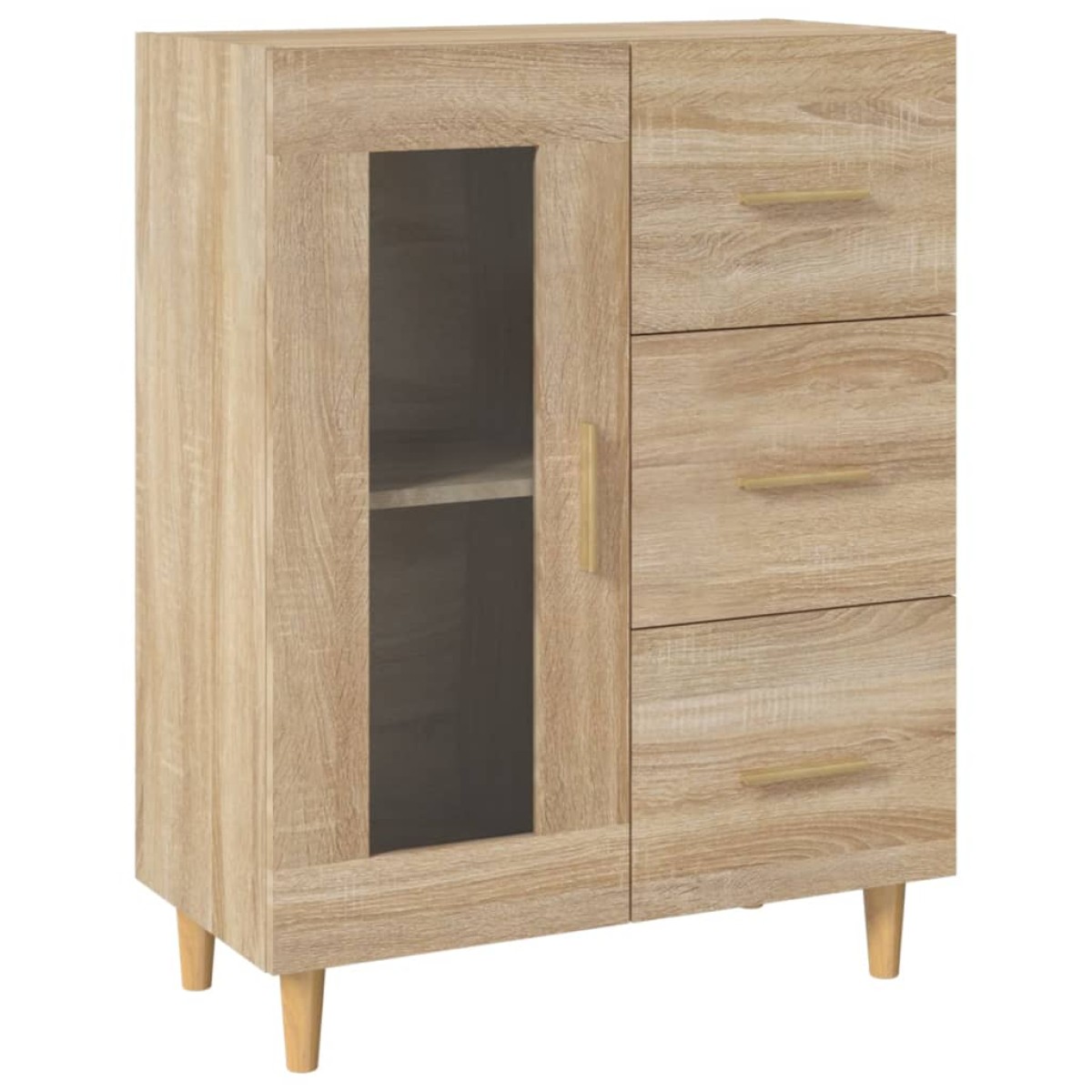 vidaXL Ντουλάπι Sonoma Δρυς 69,5 x 34 x 90 εκ. από Επεξεργασμένο Ξύλο