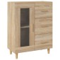 vidaXL Ντουλάπι Sonoma Δρυς 69,5 x 34 x 90 εκ. από Επεξεργασμένο Ξύλο