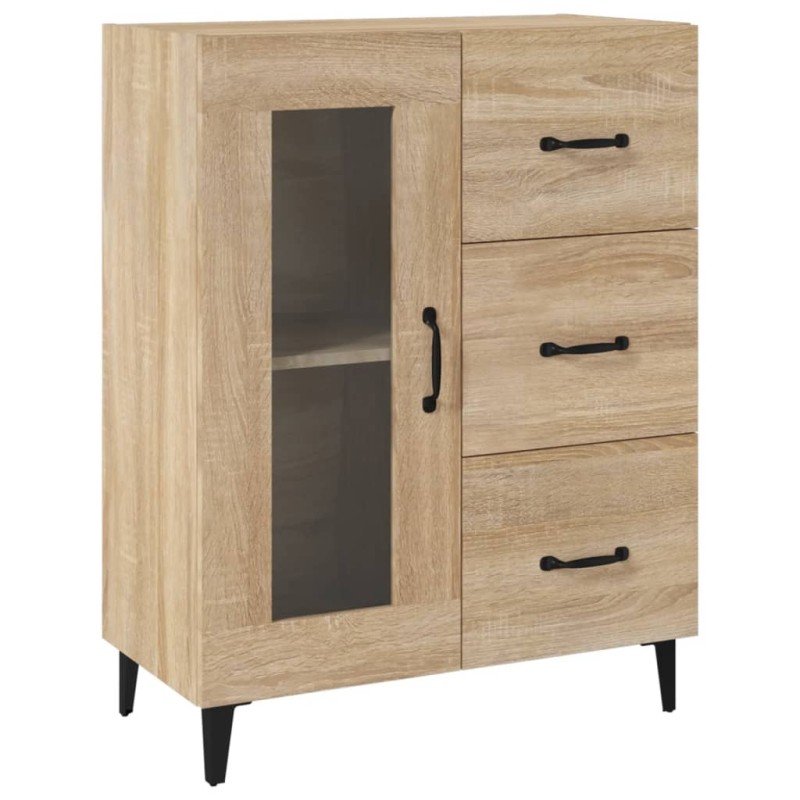 vidaXL Ντουλάπι Sonoma Δρυς 69,5 x 34 x 90 εκ. από Επεξεργασμένο Ξύλο