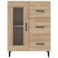 vidaXL Ντουλάπι Sonoma Δρυς 69,5 x 34 x 90 εκ. από Επεξεργασμένο Ξύλο