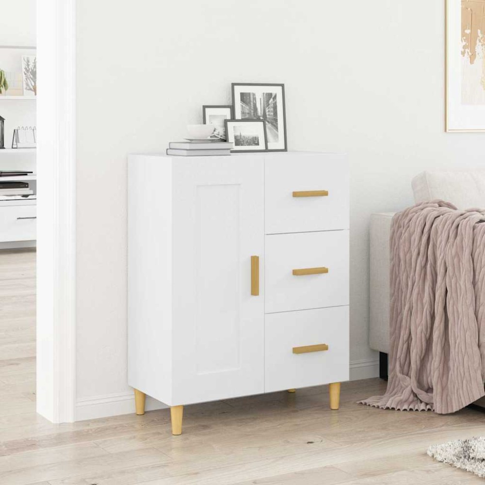 vidaXL Ντουλάπι Λευκό 69,5 x 34 x 90 εκ. από Επεξεργασμένο Ξύλο