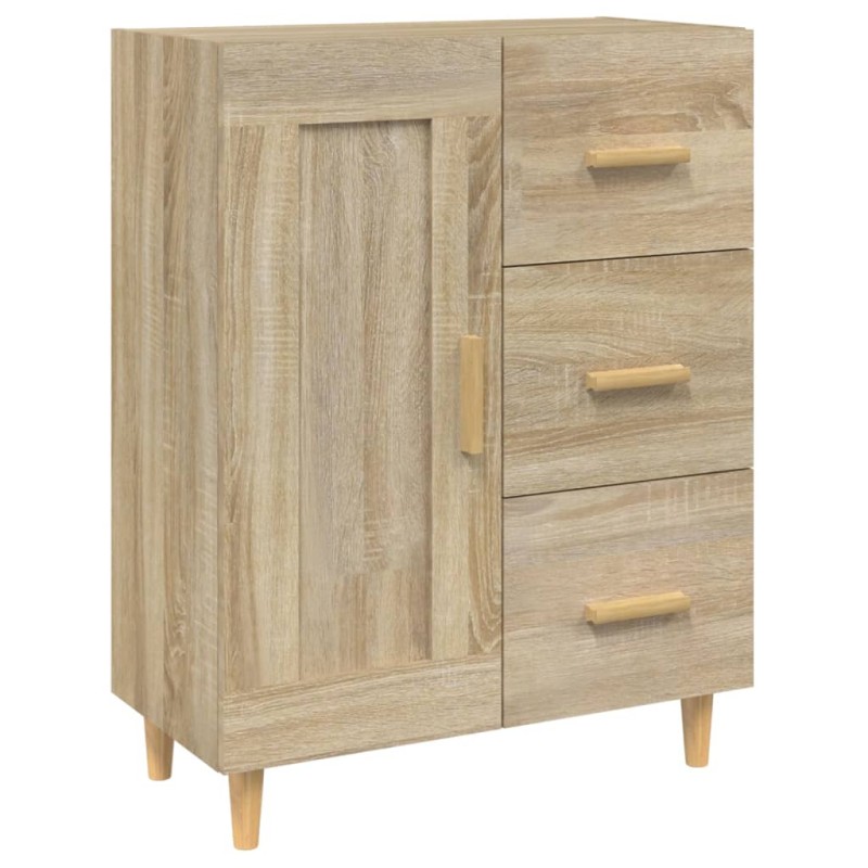 vidaXL Ντουλάπι Sonoma Δρυς 69,5 x 34 x 90 εκ. από Επεξεργασμένο Ξύλο