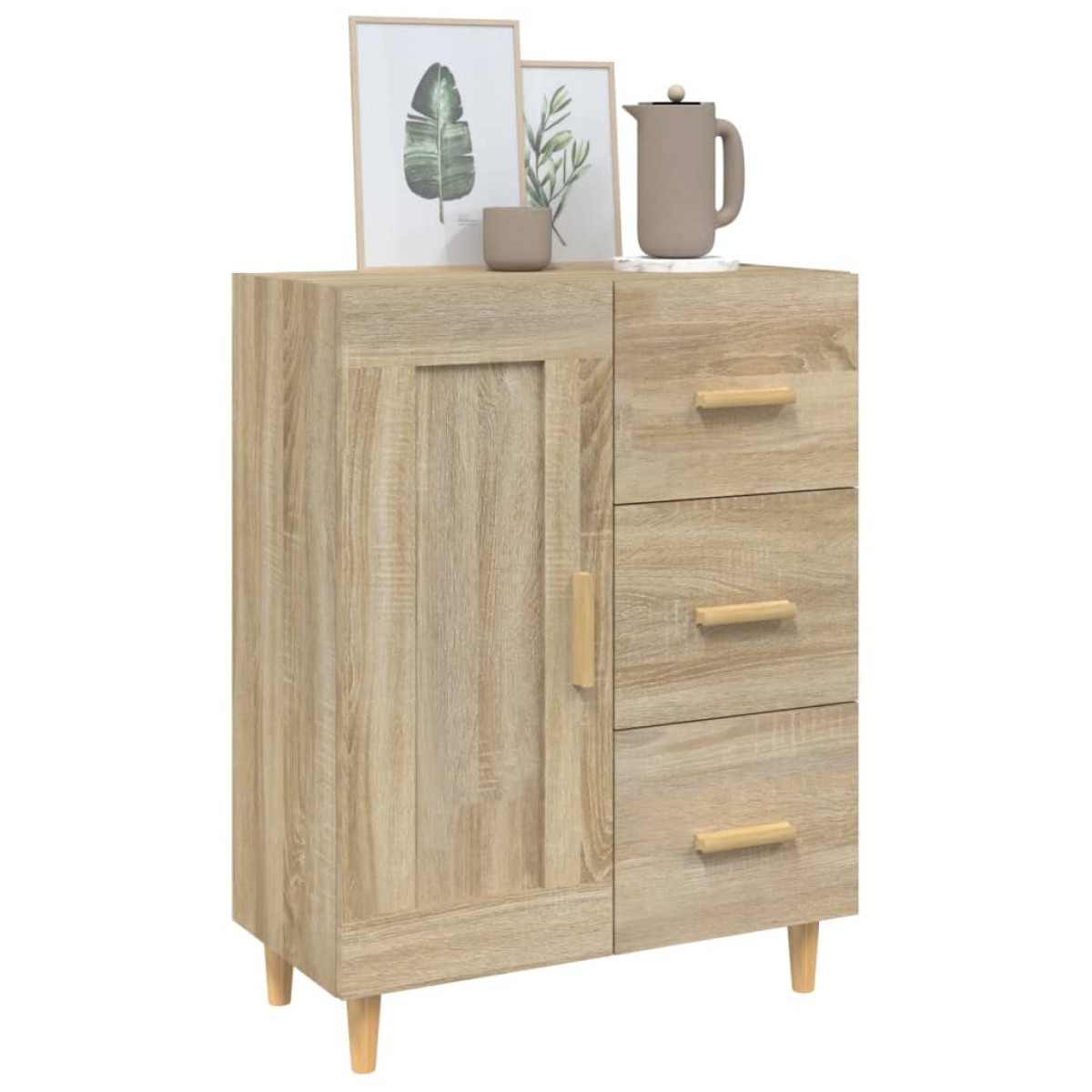 vidaXL Ντουλάπι Sonoma Δρυς 69,5 x 34 x 90 εκ. από Επεξεργασμένο Ξύλο