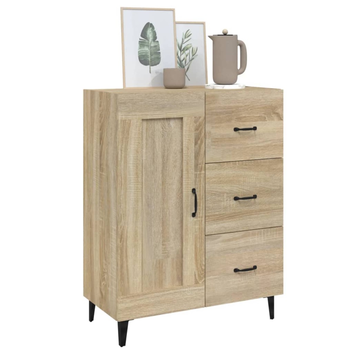 vidaXL Ντουλάπι Sonoma Δρυς 69,5 x 34 x 90 εκ. από Επεξεργασμένο Ξύλο