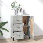vidaXL Ντουλάπι Γκρι Σκυροδέματος 69,5x34x90 εκ. Επεξεργασμένο Ξύλο