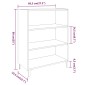 vidaXL Ντουλάπι Sonoma Δρυς 69,5x32,5x90 εκ. από Επεξεργασμένο Ξύλο