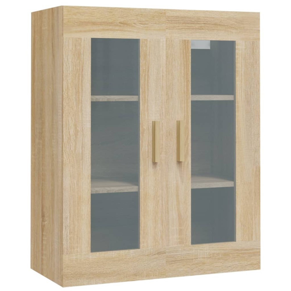 vidaXL Κρεμαστό Ντουλάπι Τοίχου Sonoma Δρυς 69,5x34x90 εκ Επεξ. Ξύλο