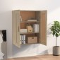 vidaXL Ντουλάπι Τοίχου Sonoma Δρυς 69,5x32,5x90 εκ από Επεξ. Ξύλο