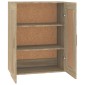 vidaXL Ντουλάπι Τοίχου Sonoma Δρυς 69,5x32,5x90 εκ από Επεξ. Ξύλο